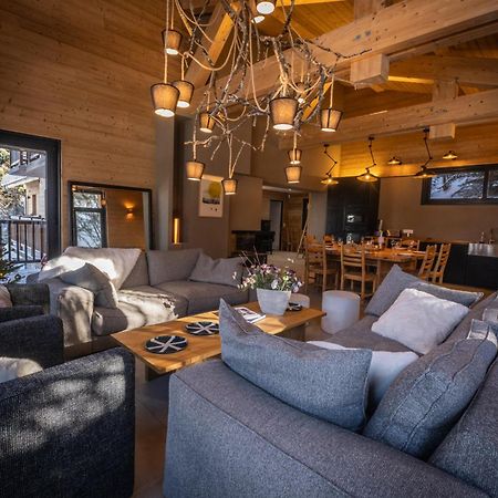 Chalet Du Bois Melay - Piscine - Proche Pistes - 15 Personnes La Plagne Luaran gambar