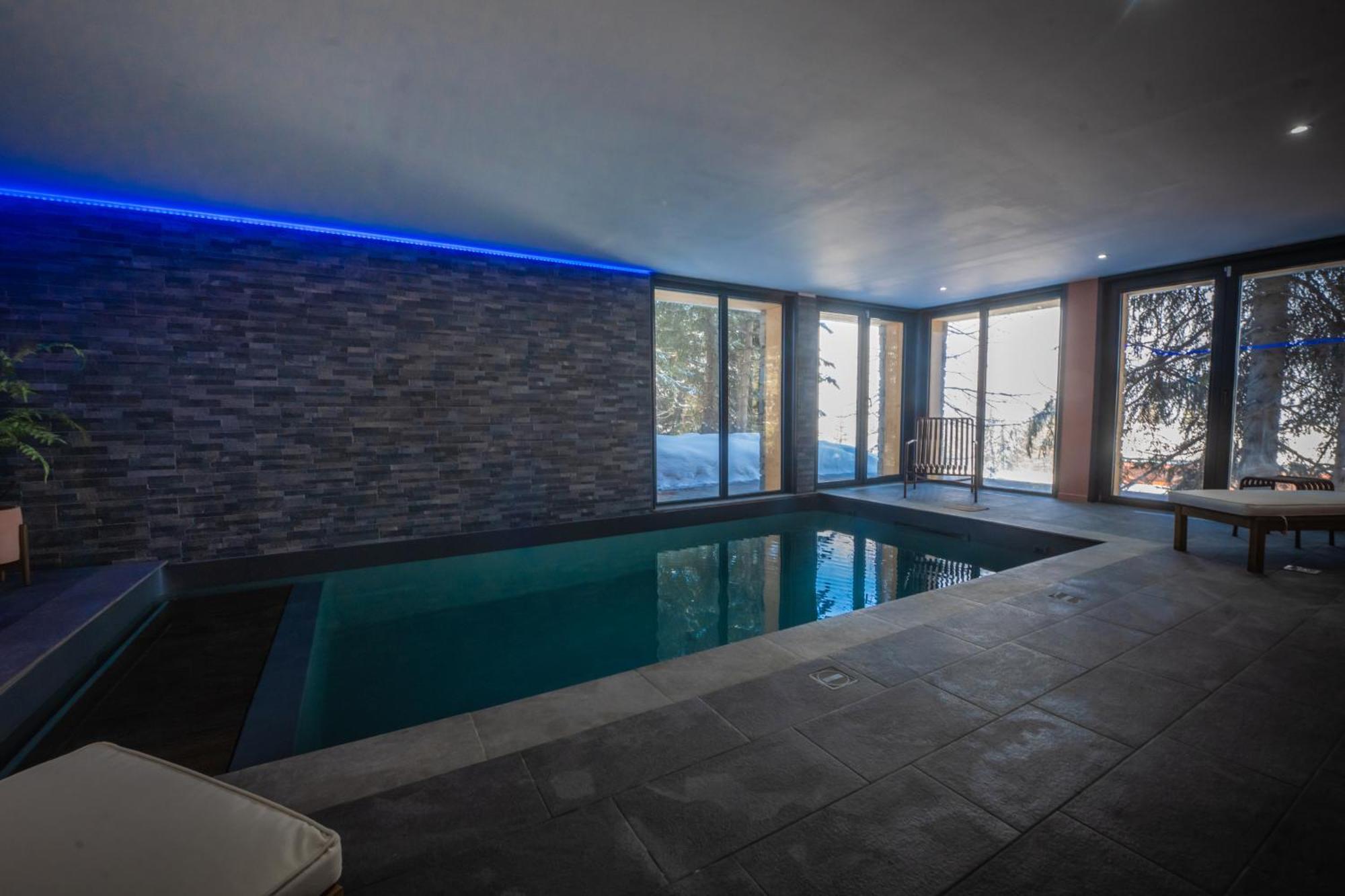 Chalet Du Bois Melay - Piscine - Proche Pistes - 15 Personnes La Plagne Luaran gambar